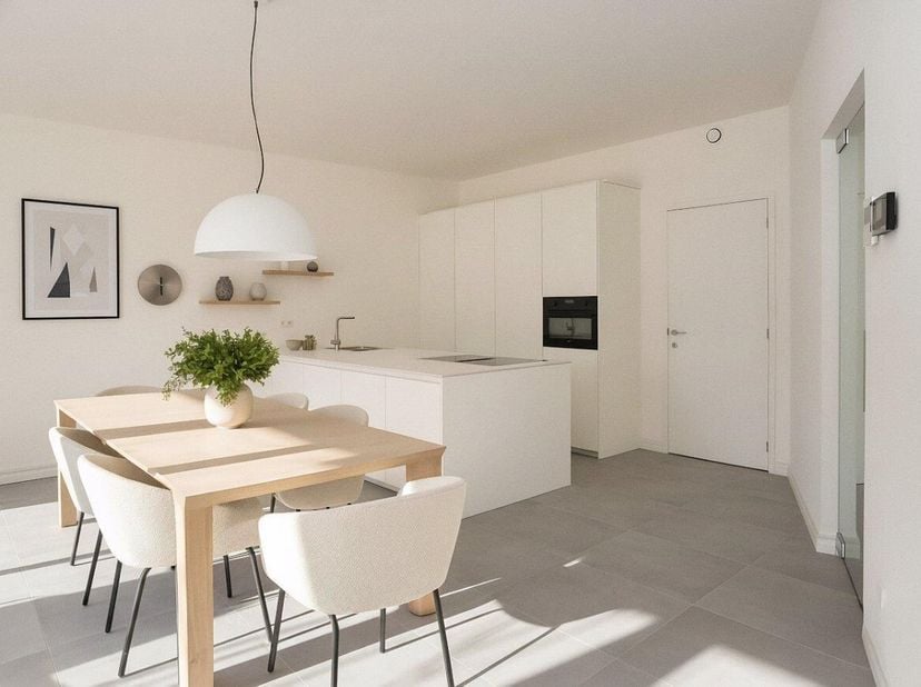 Unique appartement de neuve avec 1 chambre et jardinAppartement avec une chambre à coucher où lespace, lumière et luxe sont centraux. Cette appartemen