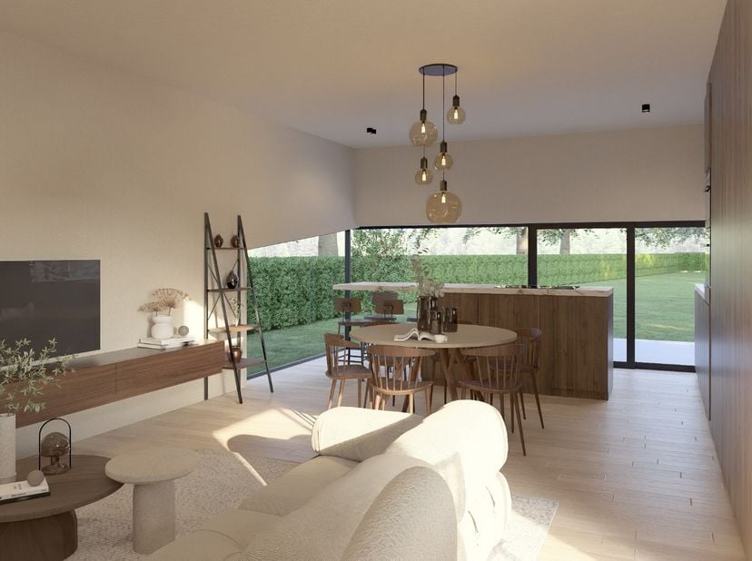 Vrijstaande nieuwbouwwoning onder 2% registratierecht<br />
<br />
Deze vrijstaande nieuwbouwwoning is gelegen op een zuidoostelijk georiënteerd perce