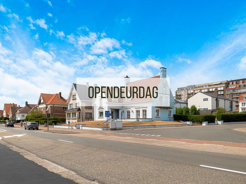 OPENDEURDAG ZATERDAG 15/08 van 14u tot 16u<br />
<br />
Deze karaktervolle villa bevindt zich op een uitzonderlijk perceel van 919 m², op wandelafstan