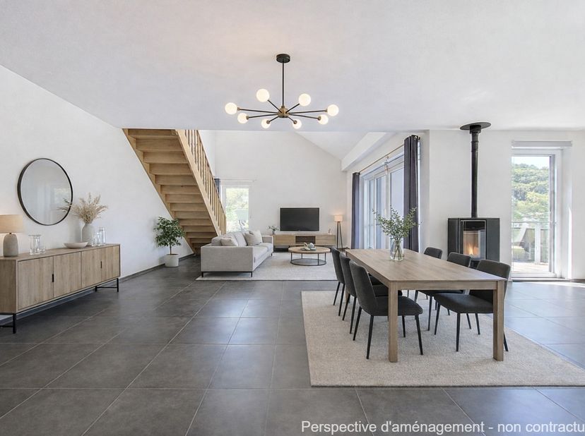 L'immobilière Borremans vous présente à la vente, ce magnifique duplex 3 chambres basse énergie situé dans la magnifique résidence du Rocher Saint-Ann