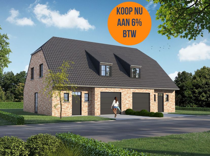 Deze nog te bouwen halfopen woningen zijn gelegen in het dorpscentrum van Egem, een deelgemeente van Pittem. Op wandelafstand vindt u een bakker, slag