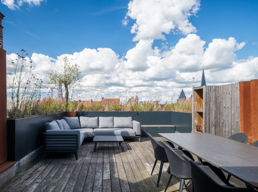 Stijlvol en lichtrijk appartement met uitzonderlijk terras in het historisch centrum van Gent.<br />
<br />
Gelegen in het hart van het historische ce