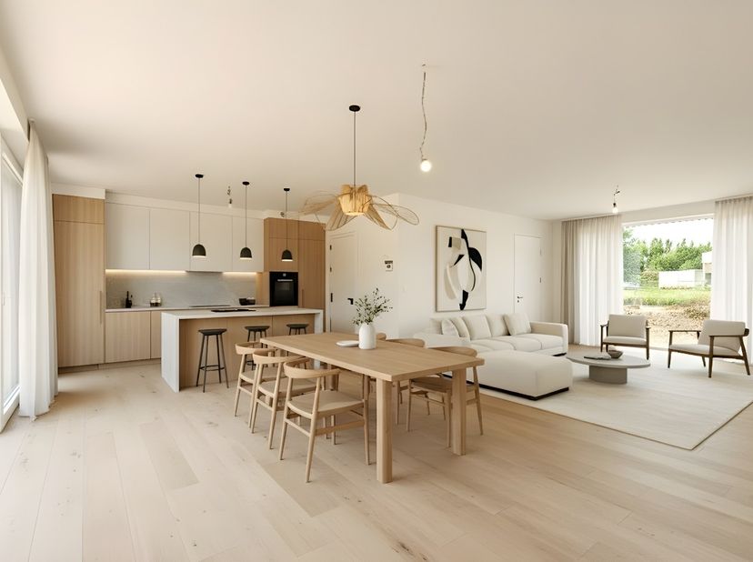 Deze ENERGIEZUINIGE WONING MET BIJGEBOUW is gelegen in Hulste (Harelbeke) met name in de Brugsestraat 164B op een perceel grond 547 m² met een bewoonb
