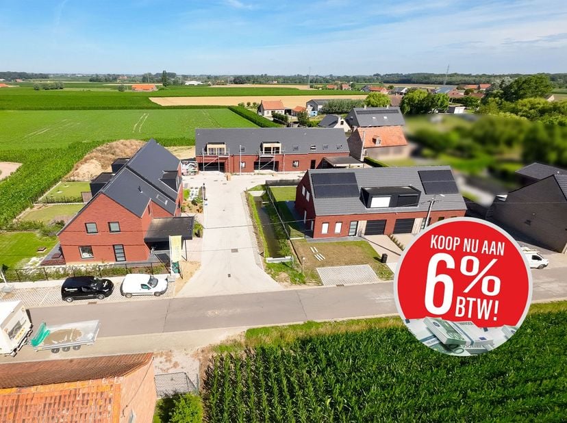 Prachtig wonen in alle rust en toch dicht bij het centrum van Langemark-Poelkapelle en vlotte verbinding naar steden als Diksmuide, Ieper en Poperinge