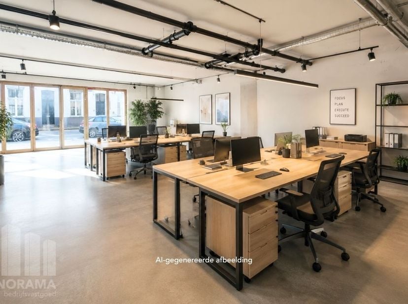 Fenomenaal gelegen nieuwbouw kantoorruimte/handelspand met een oppervlakte van 129 m² te koop aan het Handelsdok, een absolute toplocatie in Gent.<br