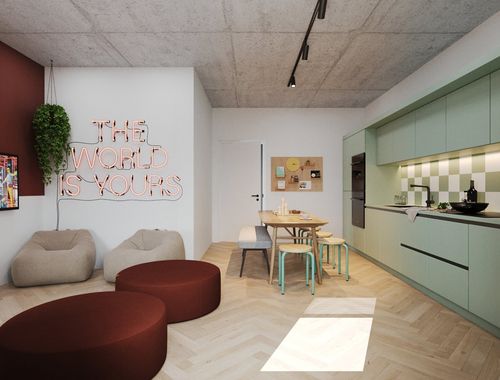                                         Studio met slaaphoek te koop in Gent, € 157.500
