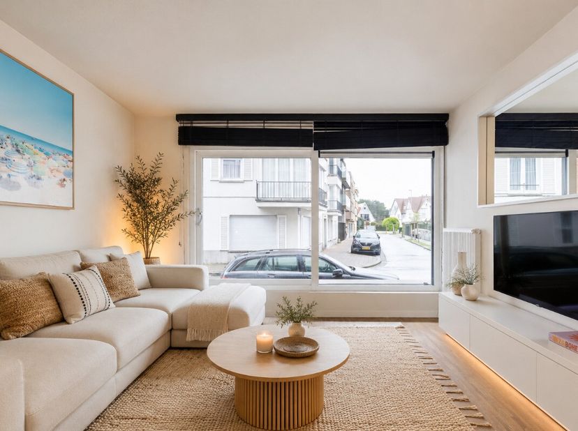 [[ CE BIEN PARTICIPE À LA JOURNÉE MAISONS OUVERTES ERA LE 13/6 DE 14:30 À 15:30 ]] Knokke : Appartement prêt à emménager à vendre avec deux chambres e