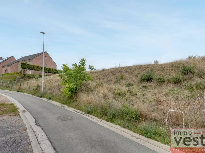 Deze ruime grond ligt in de rustige Pluimerssteeg in het landelijke Groot-Gelmen. De bouwgrond is 8a 92ca groot en ligt op een talud. De verkavelingsv