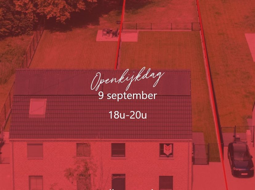 KIJKDAG WOENSDAG 9 SEPTEMBER TUSSEN 18U EN 20U – INSCHRIJVEN VIA PIETER@AXELLENAERTS.BE<br />
<br />
Ontdek deze instapklare nieuwbouwwoning op een