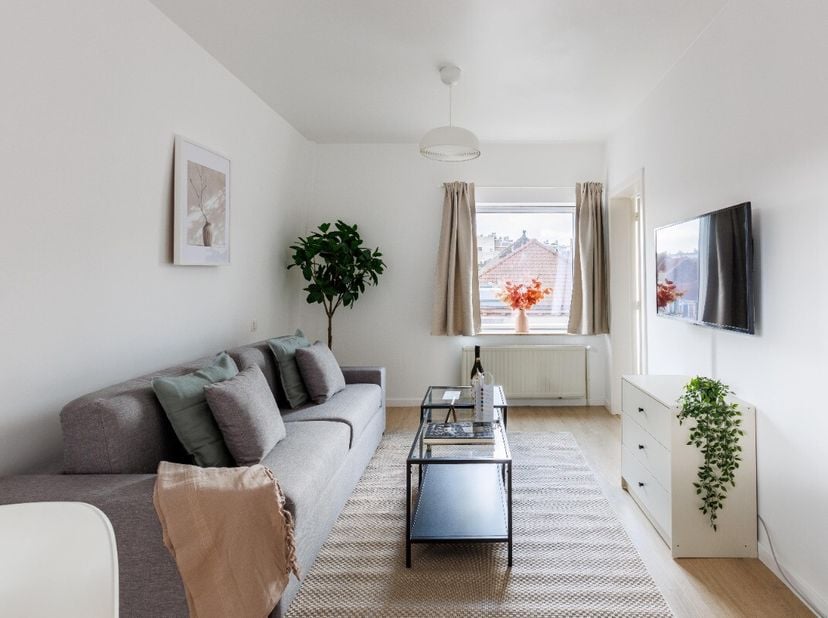 g&amp;gt;Gemeubileerd appartement met 1 slaapkamer (54 m²) te huur in Brussel  Europese WijkOntdek dit prachtige, gemeubileerde appartement met één slaapk