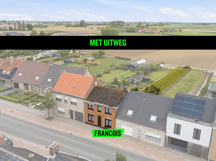 Ben je op zoek naar een woning te koop in Proven met tal van mogelijkheden? Deze te renoveren rijwoning in de Obterrestraat biedt een uitstekende basi