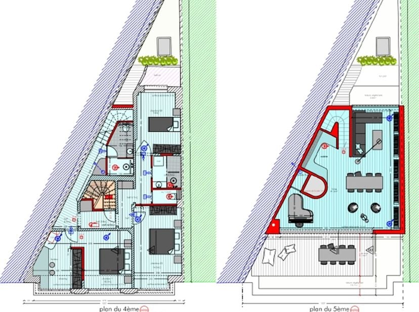 Boulevard Jamar, in een snel groeiende wijk dicht bij het stadscentrum en alle voorzieningen - Schitterende duplexwoning van ongeveer 120 m² (volledig