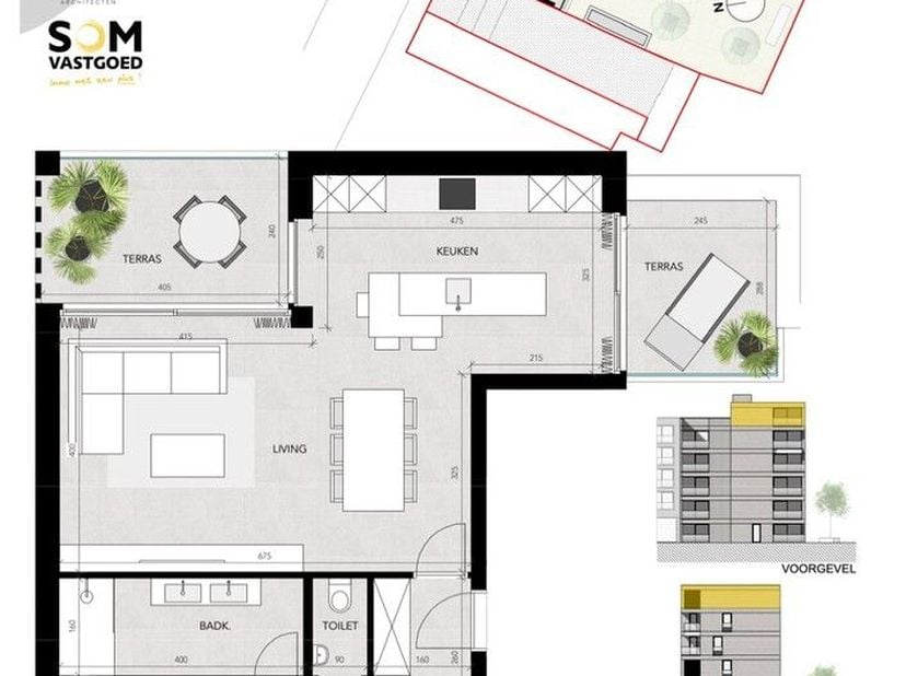Appartement à vendre
                    à 3630 Mechelen-aan-de-Maas