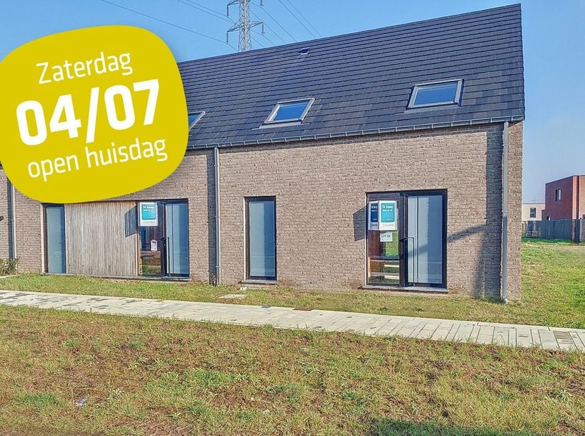 Deze woning wordt gebouwd in het vernieuwend woonproject ‘Roobaertpark’, een rustige buurt die vernieuwend groen, open en verkeersarm is ingericht aan