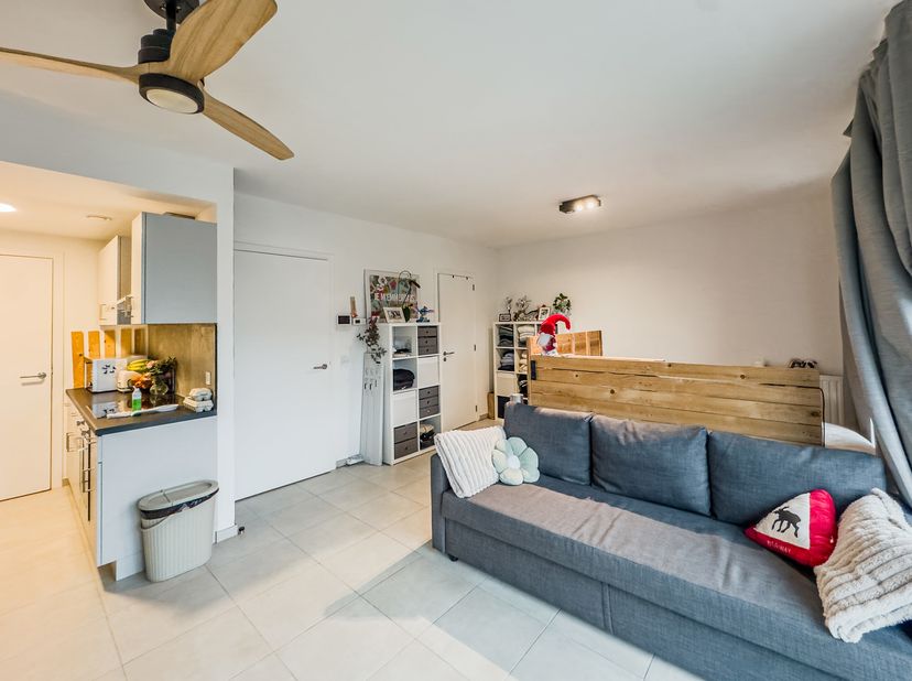 In de wijk Erasmus Garden biedt Trianon Invest u deze prachtige studio in uitstekende staat aan, gebouwd in 2020. Er is een betegelde inkomhal met een