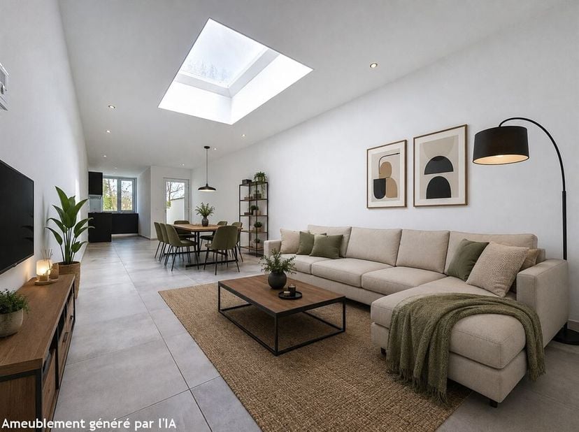 Prix: Offre à partir de 210.000 euros, frais d'agence non inclus et à charge de l'acquéreur. <br />
Jolie maison habitable rapidement et comprenant: <