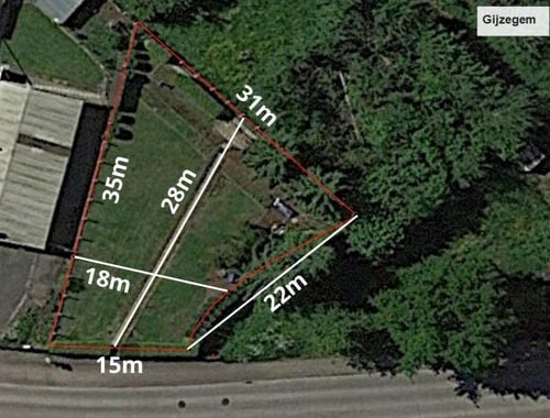                                         Bouwgrond te koop in Gijzegem, € 164.000
