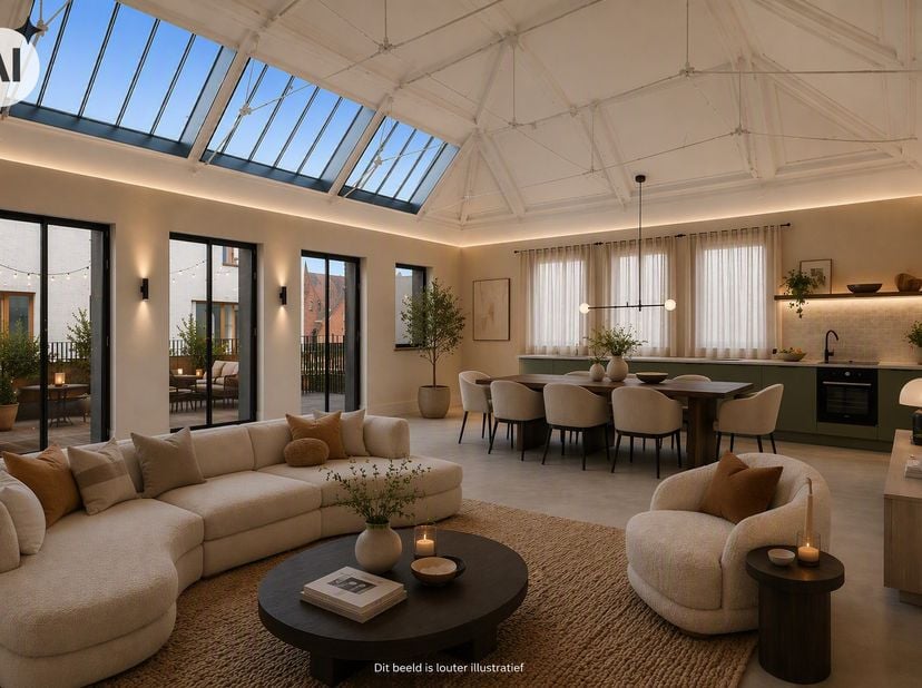 Dit uniek appartement is gelegen in hartje Gent in de nabije omgeving van het Patershol en het Prinsenhof. Het maakt deel uit van het restauratieproje