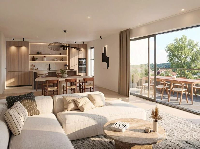 Victoire-Junot stelt u op de derde verdieping van het ALBA-project dit prachtige nieuwe penthouse met 3 slaapkamers voor. Met een bewoonbare oppervlak