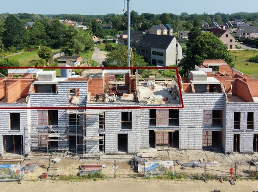 SCHRIEK CENTRUM op 400 meter van grens met Keerbergen.<br />
BEZOEK HET PENTHOUSE na afspraak &amp;nbsp;<br />
De werken zijn in uitvoering - oplevering 4