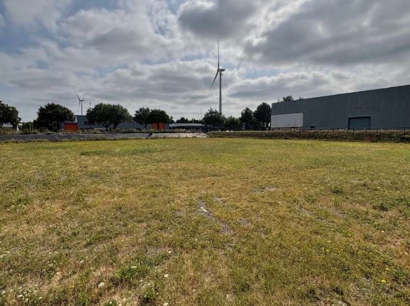 Op het industrieterrein van Dilsen biedt Immo Vliegen een ruim buitenterrein te huur aan met een oppervlakte van circa 5.700 m². Dit terrein is uiterm