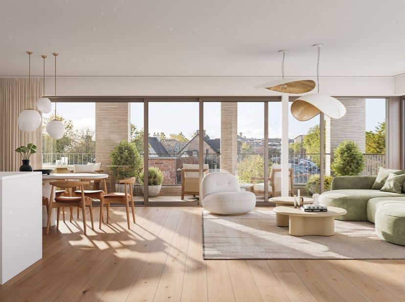 Cet appartement fait partie du nouveau projet de construction "De Kaai" à Furnes.<br />
La vue sur le port de plaisance de Furnes, l'architecture mode