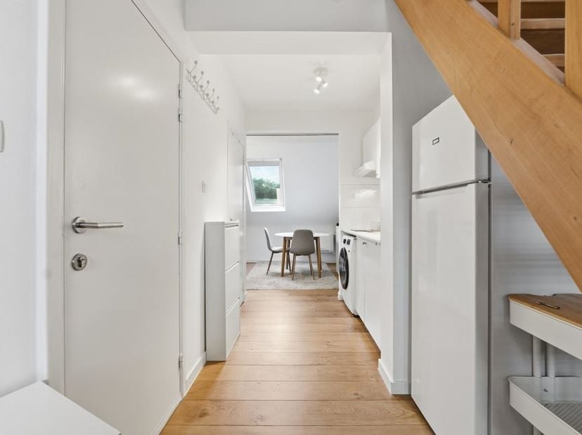 Midden in het bruisende stadscentrum van Leuven bieden wij dit volledig instapklaar dakappartement aan. Grote troef van dit appartement is ongetwijfel