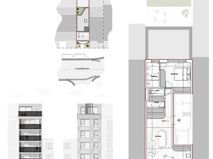 Le projet "SAINT MALO" concerne la réalisation d'une résidence multifamiliale dans le centre de Coxyde-bain, le long de la route royale et à proximité
