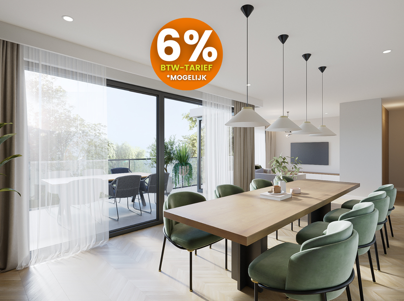 Cet appartement (d'une surface habitable totale de 125 m&amp;sup2;) situé au premier étage offre un espace de vie de 50,5 m&amp;sup2; avec une cuisine ouverte