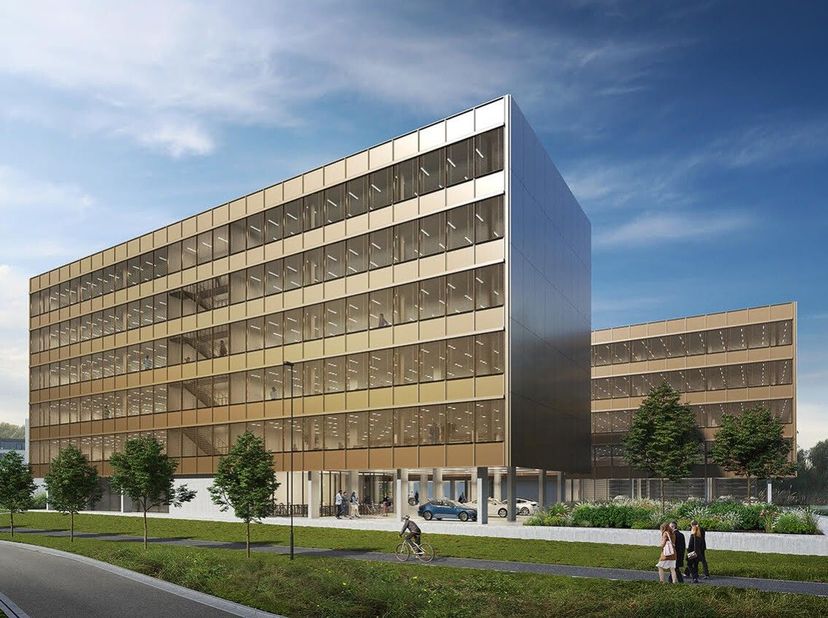 Ces deux nouveaux immeubles de bureaux à louer sont situés au Loop à Gand. Le Loop est situé à Flanders Expo, à proximité de l'échangeur E40 et E17. U