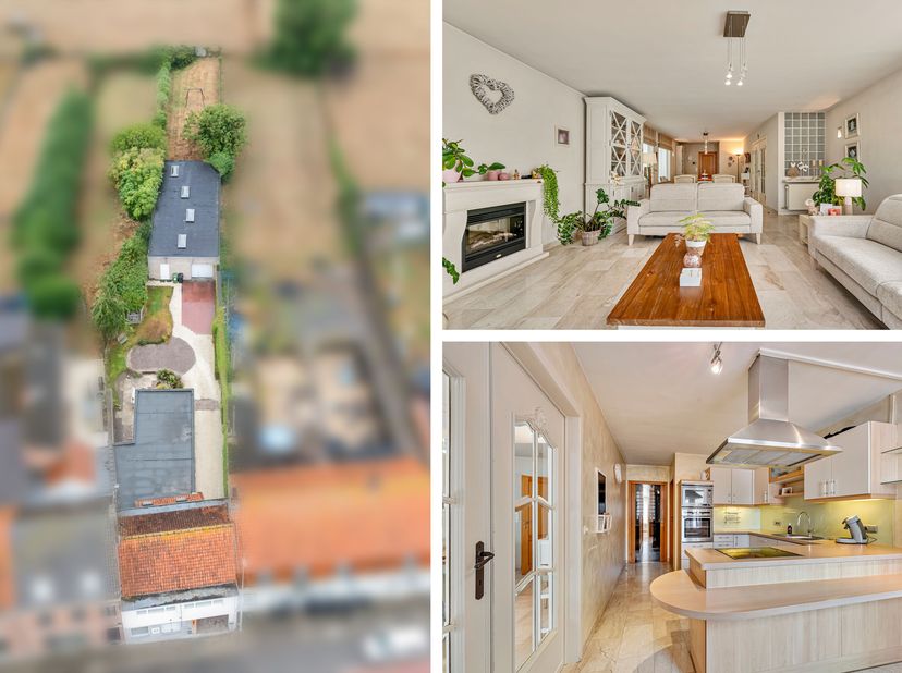 Deze afgewerkte woning met loods en praktijkruimte wordt u te koop aangeboden in de dorpskern van Woesten.<br />
Het gelijkvloers betreden we via een