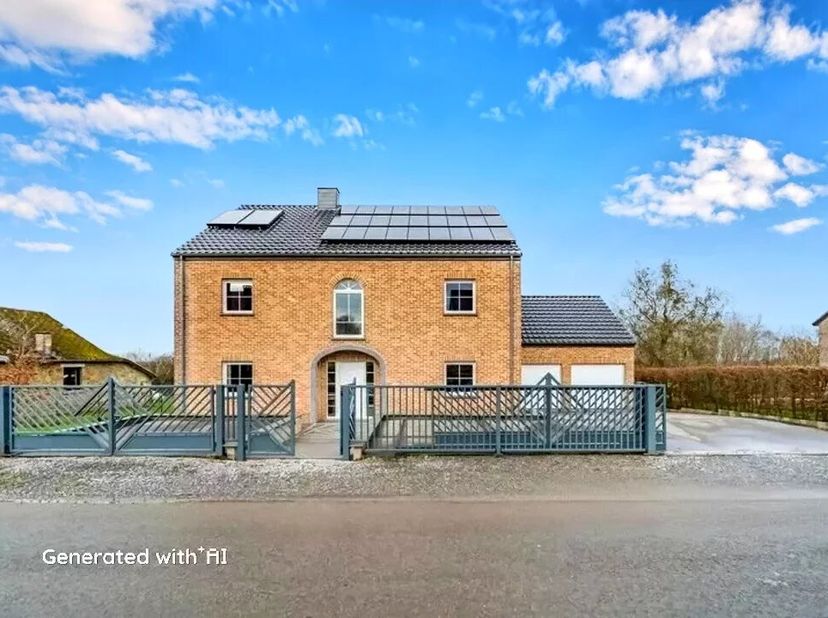 In een landelijke omgeving, ideaal voor liefhebbers van natuur en rust, biedt EBimmo je deze moderne villa met prachtige, smaakvol verbouwde accommoda