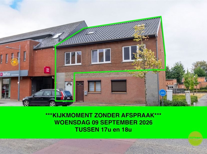 ***KIJKMOMENT ZONDER AFSPRAAK: WOENSDAG 09 SEPTEMBER 2026 tussen 17u en 18u***<br />
Instapklaar duplex appartement met zuidgerichte tuin in hartje K