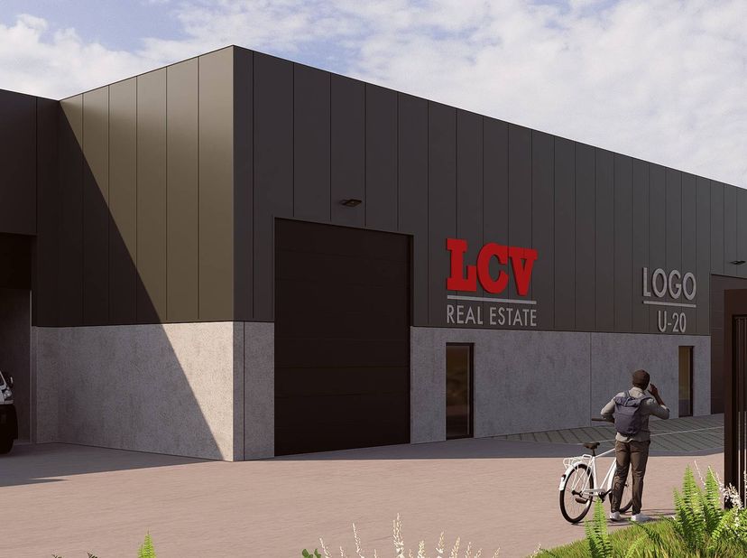 In Ophasselt, langs Brambroek 58, worden deze nieuwbouw KMO-units te koop aangeboden op een vlot bereikbare locatie nabij de N8 en op korte afstand va