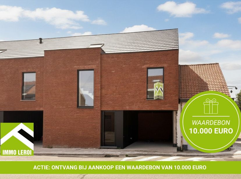 Een moderne, energiezuinige nieuwbouwwoning met EPC -9 of label A+.<br />
Geniet van het voordeeltarief van 6% btw en krijg bij aankoop een waardebon