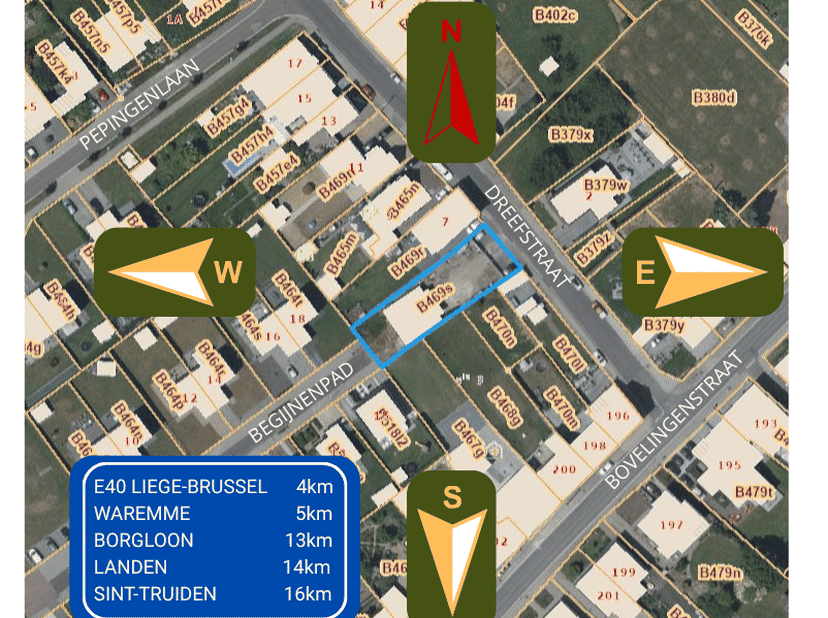 Grond te koop in Dreefstraat 7,
                    3870 Mechelen-Bovelingen