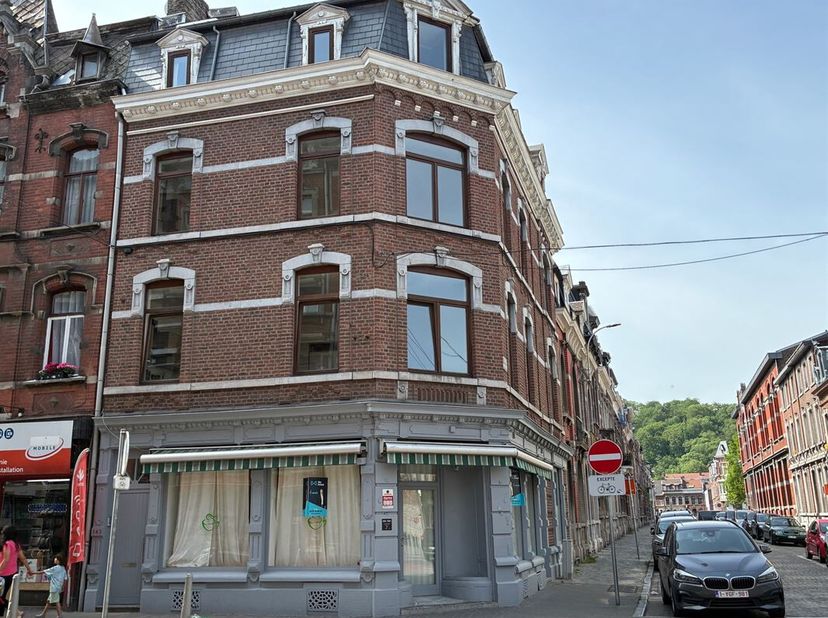 Situé dans le quartier Saint Léonard, au 2ème étage dun immeuble récemment remis à neuf, ce bel appartement complètement rénové avec une superficie ha