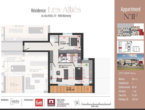                                         Appartement te koop in Malmedy, € 297.000
