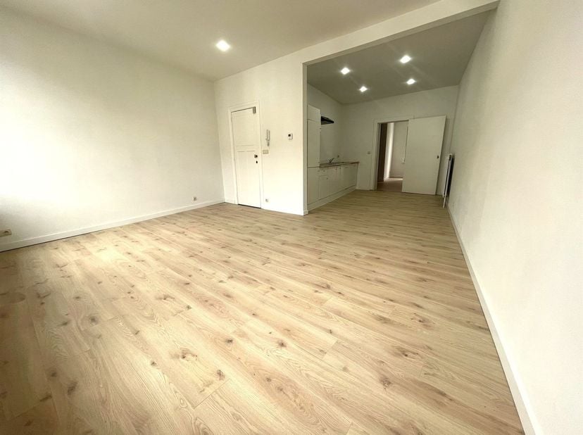Prachtig gerenoveerd 1- slaapkamer appartement !<br />
<br />
Indeling: Leef- en eetruimte, open keuken, 1 slaapkamer, badkamer.<br />
<br />
Besc