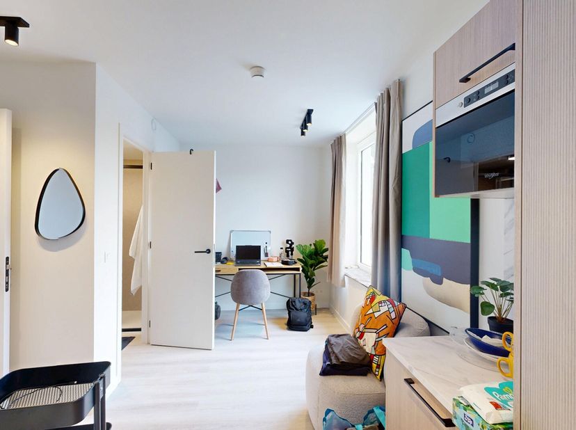 Ben je op zoek naar een studentenkamer in Mechelen? Dan is residentie SANNE de perfecte plek voor jou! Deze prachtig gerenoveerde residentie biedt bem