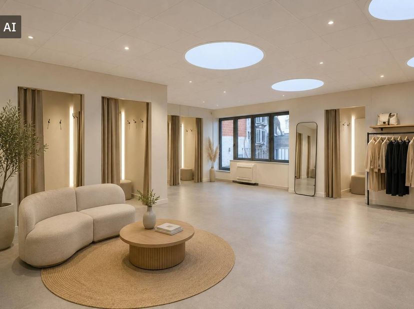 Deze ruimte werd in het verleden al vernieuwd als kantoorruimte en combineert zichtbaarheid, bereikbaarheid en comfort, ideaal voor wie op zoek is naa