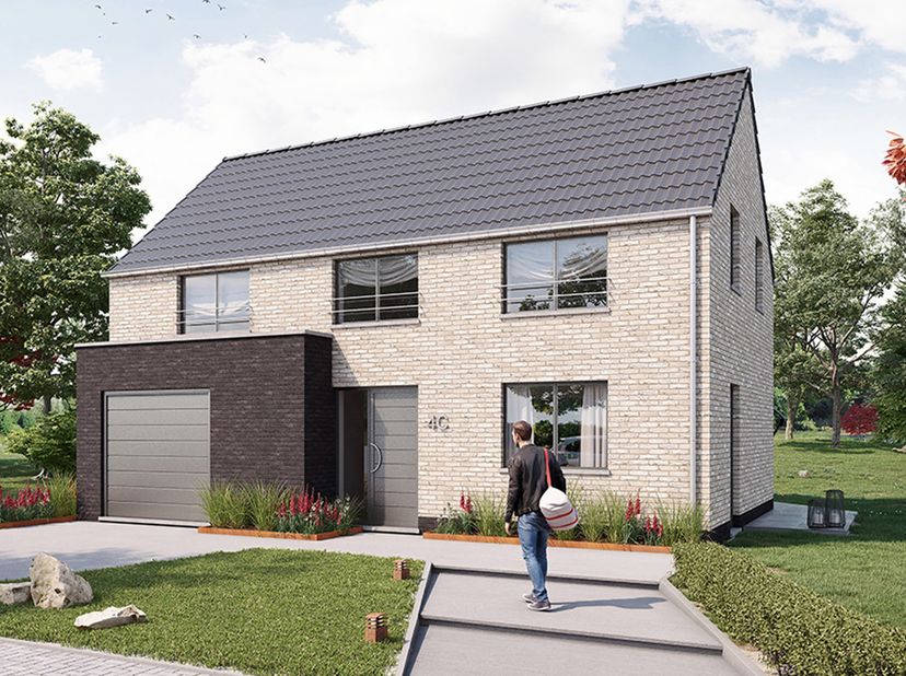 " VILLA 4 FAÇADES PEB A+ HAUTE PERFORMANCE ÉNERGÉTIQUE &amp;amp; QUALITÉ TRADITIONNELLE <br />
Découvrez ce projet de villa 4 façades à l’architecture soi