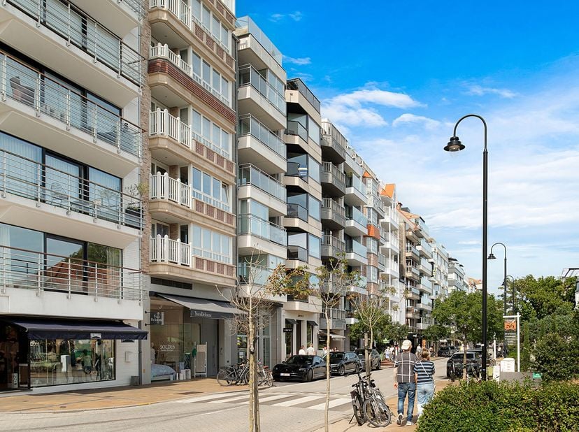 Ontdek dit instapklare en zuidgerichte appartement op een toplocatie aan de Kustlaan, op wandelafstand van Place m'a tu vu. Dankzij de zonnige oriënta