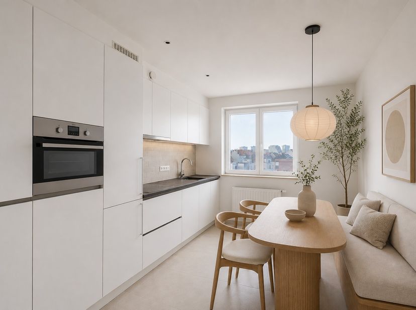 Près du cœur d'Ostende, nous vous accueillons dans la nouvelle résidence Largo. Cet appartement duplex de deux chambres à coucher est situé aux quatri