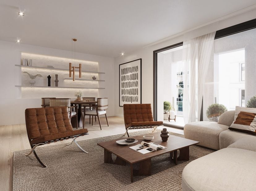 Appartement te koop in Rue de la Pépinière 20 bus B15,
                    1000 Brussel