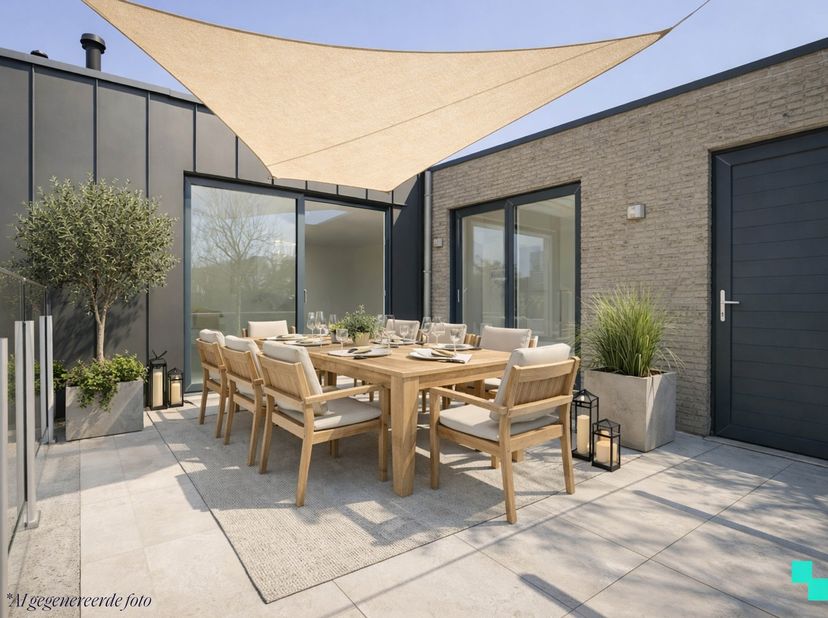 Dit energiezuinige penthouse met twee slaapkamers bevindt zich op de tweede verdieping van residentie 'St. Maertens Veld' en heeft een bewoonbare oppe