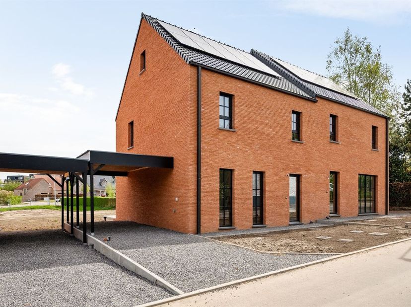 Dans la Guldenbodemlaan à Borgloon, ce nouveau lotissement de petite taille propose un confort de vie contemporain et une situation résidentielle calm
