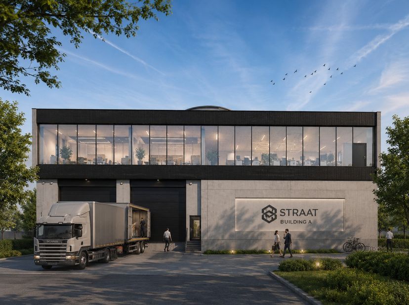 <br />
Nieuwbouw logistieke/KMO-gebouw van 1.242 m², strategisch op een AAA-locatie langs de bedrijvige Assesteenweg in Ternat, op slechts ± 200 meter