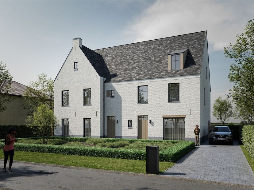 Ruime halfopen nieuwbouwwoning (232m²) gelegen op een exclusief perceel omgeven door groen<br />
<br />
Ontdek deze twee prachtige nieuwbouwwoningen