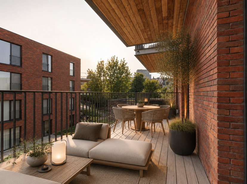 Ligging - omgeving:<br />
Aan het St Pietersstation in de Raketstraat – Meersstraat, bevindt zich het project Gandhon, een ontwikkeling van Fenixco en